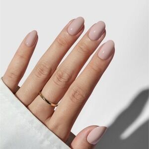 BTARTBOX Press Taro Milkshake  Soft Gel Oval Shape Short 32pc Reusable Set